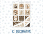 Kit 0303 - Hobonichi Cousin - Weekly Kit - November - Into The Woods - 1.3” Wide Columns