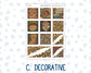 Kit 0302 - Hobonichi Cousin - Weekly Kit - November - Thankful Season - 1.3” Wide Columns