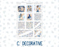 Kit 0299 - Hobonichi Cousin - Weekly Kit - October - Book Nook - 1.3” Wide Columns