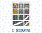 Kit 0304 - Hobonichi Cousin - Weekly Kit - November - Autumn In Bloom - 1.3” Wide Columns