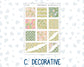 Kit 0280 - Hobonichi Cousin - Weekly Kit - Half Past Six In August - 1.3” Wide Columns