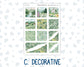 Kit 0264 - Hobonichi Cousin - Weekly Kit - May - Spring Walk - 1.3” Wide Columns