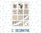 Kit 0272 - Hobonichi Cousin - Weekly Kit - May - Graduation - 1.3” Wide Columns