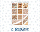 Kit 0296 - Hobonichi Cousin - Weekly Kit - September - Coffee Break - 1.3” Wide Columns