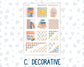 Kit 0234 - Hobonichi Cousin - Weekly Kit - September – Reader’s Escape - September - 1.3” Wide Columns