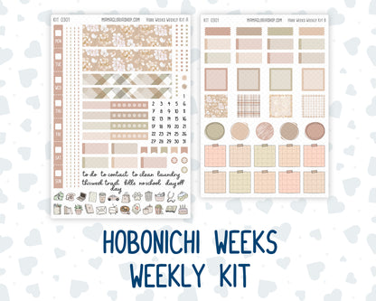 Kit 0301 - Hobonichi Weeks - Weekly Kit - November - Sunday Comfort