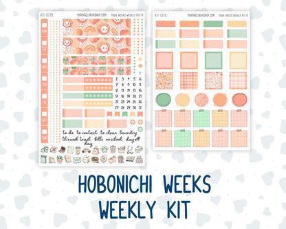 Kit 0278 - Hobonichi Weeks - Weekly Kit - August - Oops, All Peaches