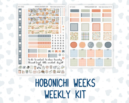Kit 0300 - Hobonichi Weeks - Weekly Kit - October - Autumn Stroll