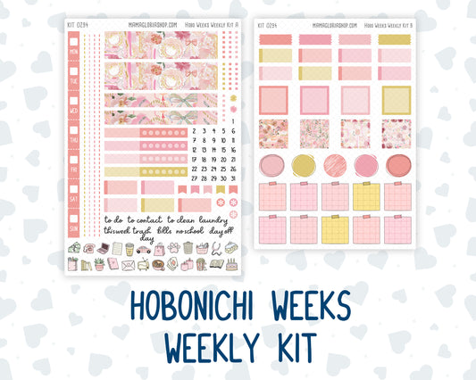 Kit 0294 - Hobonichi Weeks - Weekly Kit - September - Rosy Reveria