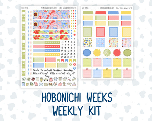 Kit 0269 - Hobonichi Weeks - Weekly Kit - June - Dolce Mare