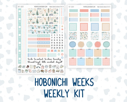 Kit 0251 - Hobonichi Weeks - Weekly Kit - January - Pine & Paws