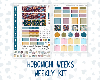 Kit 0304 - Hobonichi Weeks - Weekly Kit - November - Autumn In Bloom