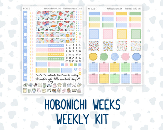 Kit 0279 - Hobonichi Weeks - Weekly Kit - August - Not Ready For School