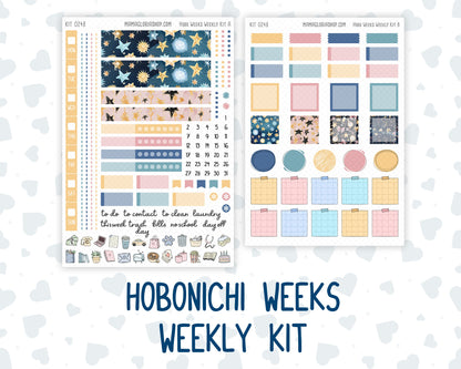 Kit 0248 - Hobonichi Weeks - Weekly Kit - January - Midnight Countdown
