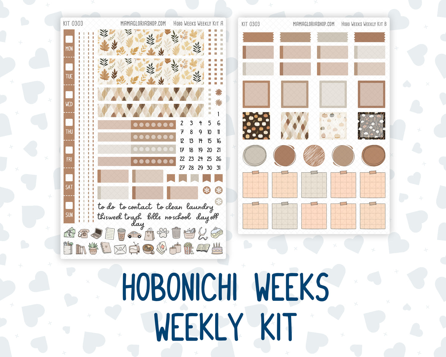 Kit 0303 - Hobonichi Weeks - Weekly Kit - November - Into The Woods