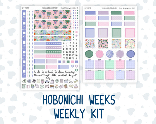 Kit 0258 - Hobonichi Weeks - Weekly Kit - March - Plant Therapy