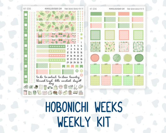 Kit 0256 - Hobonichi Weeks - Weekly Kit - March - Froggy Luck