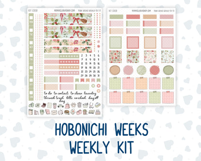 Kit 0308 - Hobonichi Weeks - Weekly Kit - December - Knit & Holly