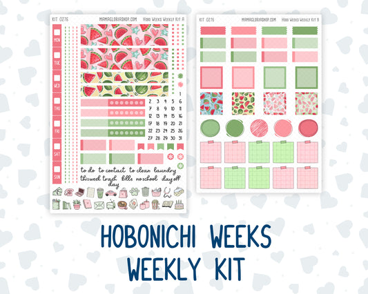 Kit 0276 - Hobonichi Weeks - Weekly Kit - July - Melon Crush
