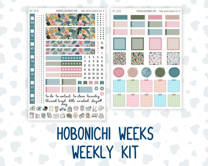 Kit 0275 - Hobonichi Weeks - Weekly Kit - July - Tropical Safari Blush
