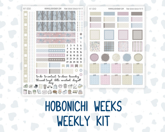Kit 0250 - Hobonichi Weeks - Weekly Kit - Quiet January