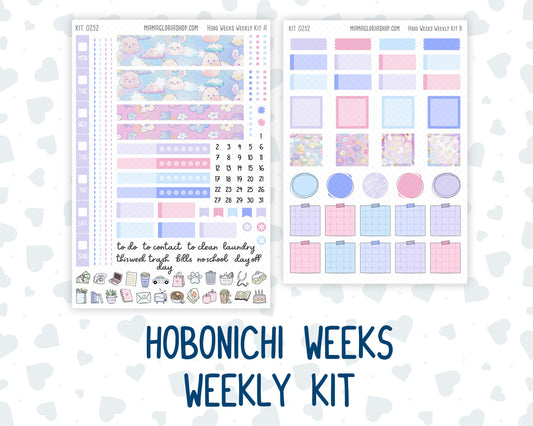 Kit 0252 - Hobonichi Weeks - Weekly Kit - February - Tokyo Candy Cloud