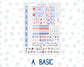 Kit 0273 - Hobonichi Weeks - Weekly Kit - July - Americana In Bloom