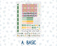 Kit 0226 - Hobonichi Weeks - Weekly Kit - July - Tropical Whimsy