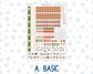 Kit 0231 - Hobonichi Weeks - Weekly Kit - August - Backyard BBQ