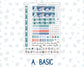 Kit 0247 - Hobonichi Weeks - Weekly Kit - December - Snow Day Adventures