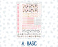 Kit 0297 - Hobonichi Weeks - Weekly Kit - October - Pink Spell