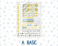 Kit 0274 - Hobonichi Weeks - Weekly Kit - July - Sunny Lemon Shore
