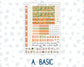 Kit 0233 - Hobonichi Weeks - Weekly Kit - September - Cinnamon Days