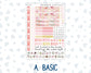 Kit 0294 - Hobonichi Weeks - Weekly Kit - September - Rosy Reveria