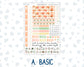 Kit 0228 - Hobonichi Weeks - Weekly Kit - August - Just Peachy