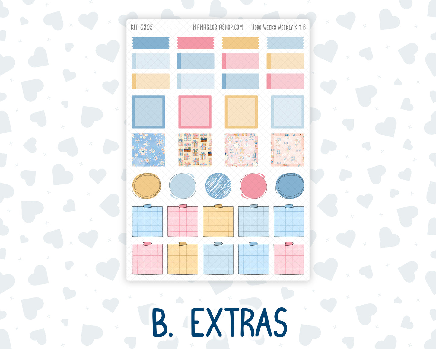 Kit 0305 - Hobonichi Weeks - Weekly Kit - December - Sugarplum Parade