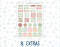 Kit 0244 - Hobonichi Weeks - Weekly Kit - December - Santas Village