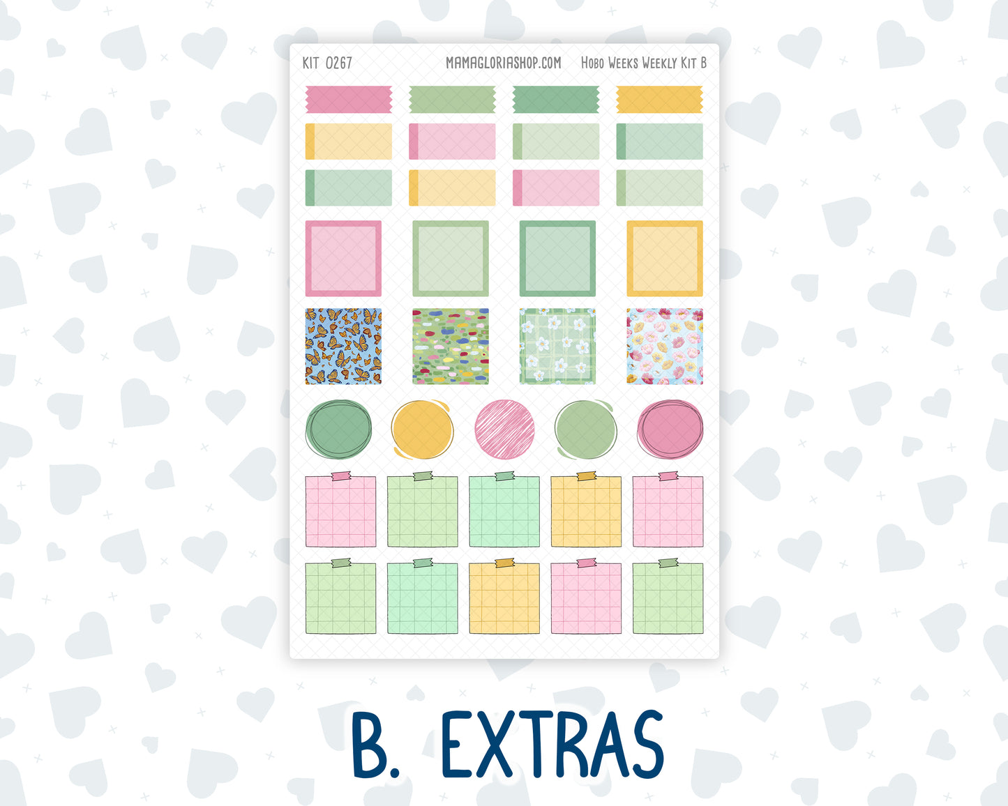 Kit 0267 - Hobonichi Weeks - Weekly Kit - May - Flowers For Mama