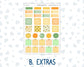Kit 0277 - Hobonichi Weeks - Weekly Kit - August - Sunflower Drama Club