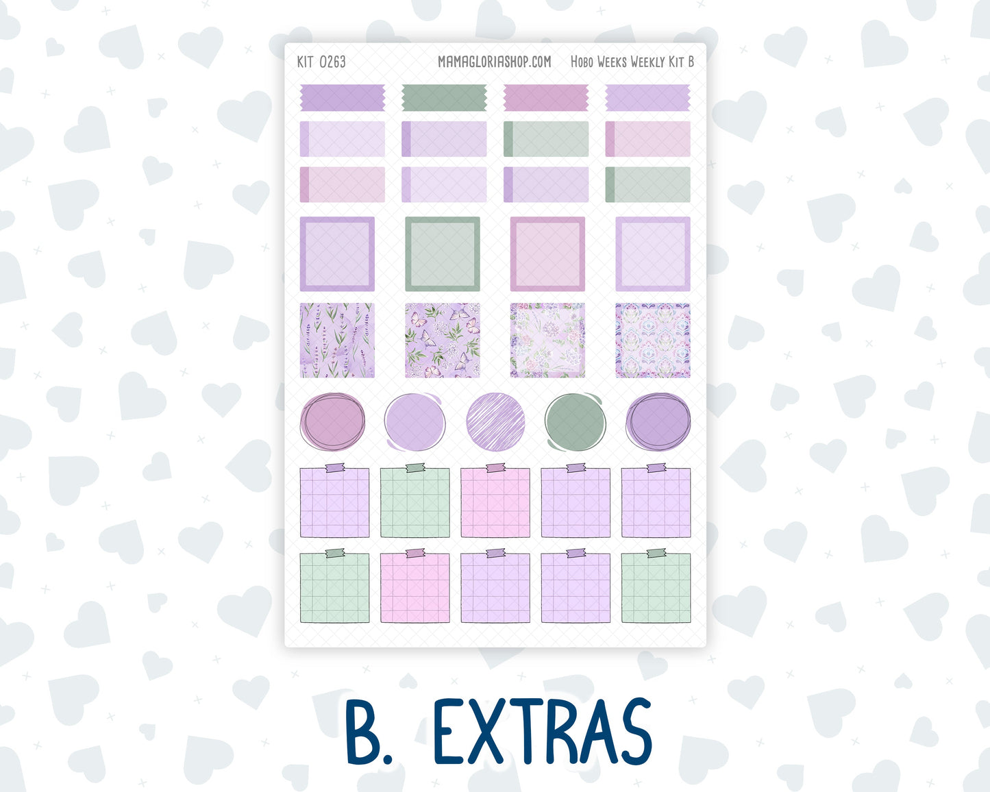 Kit 0263 - Hobonichi Weeks - Weekly Kit - April - Lavender Drift