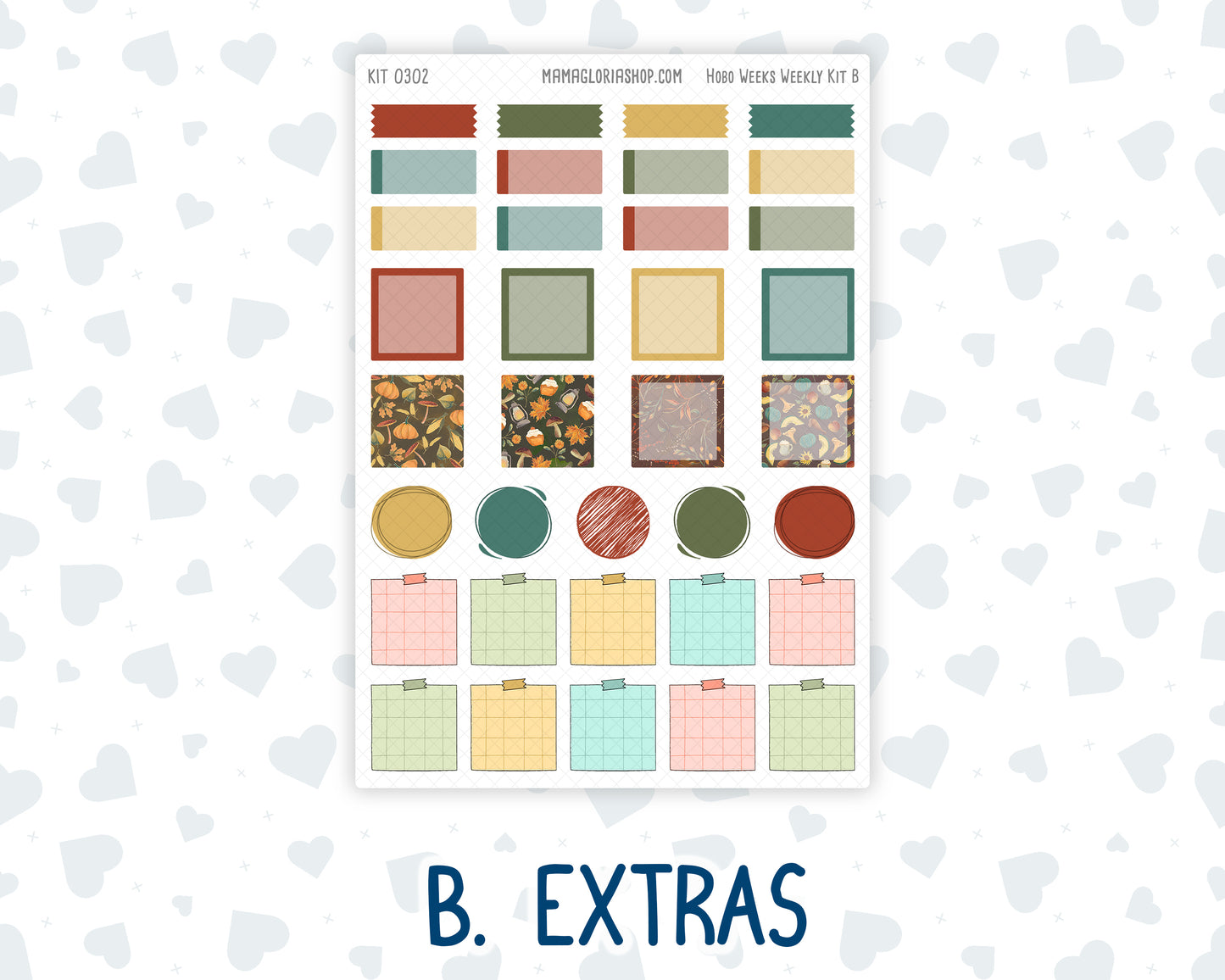 Kit 0302 - Hobonichi Weeks - Weekly Kit - November - Thankful Season