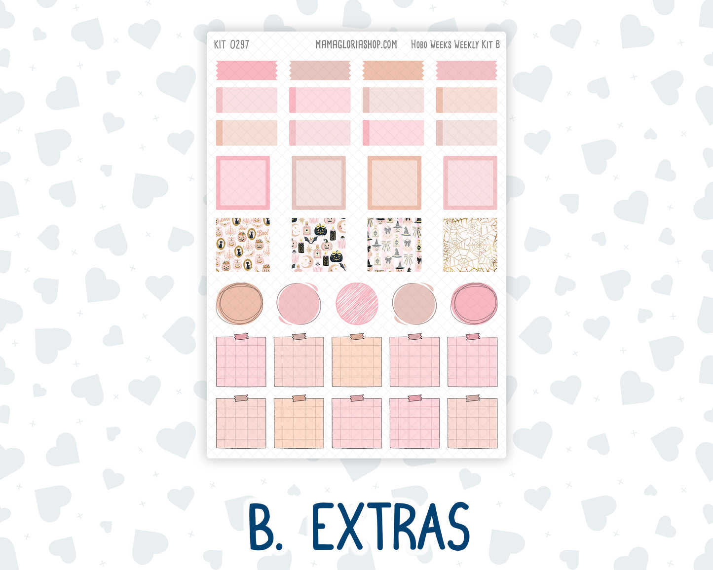 Kit 0297 - Hobonichi Weeks - Weekly Kit - October - Pink Spell