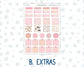 Kit 0297 - Hobonichi Weeks - Weekly Kit - October - Pink Spell