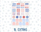 Kit 0273 - Hobonichi Weeks - Weekly Kit - July - Americana In Bloom