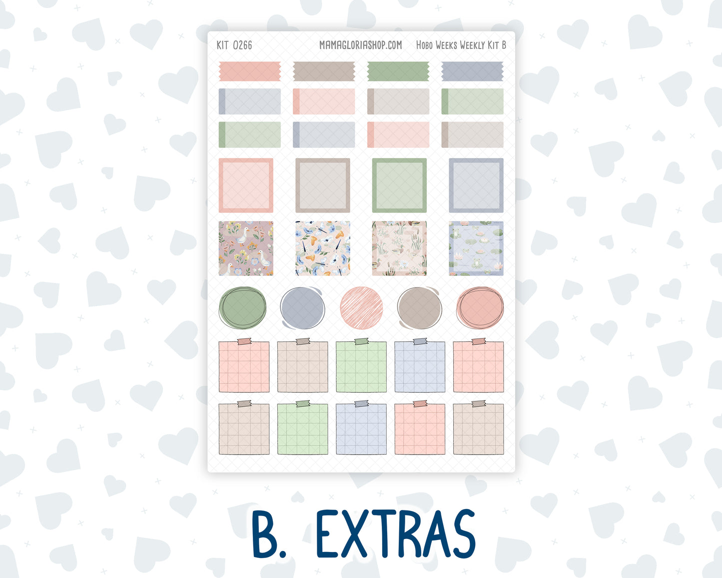 Kit 0266 - Hobonichi Weeks - Weekly Kit - May - Froggy Lake Picnic