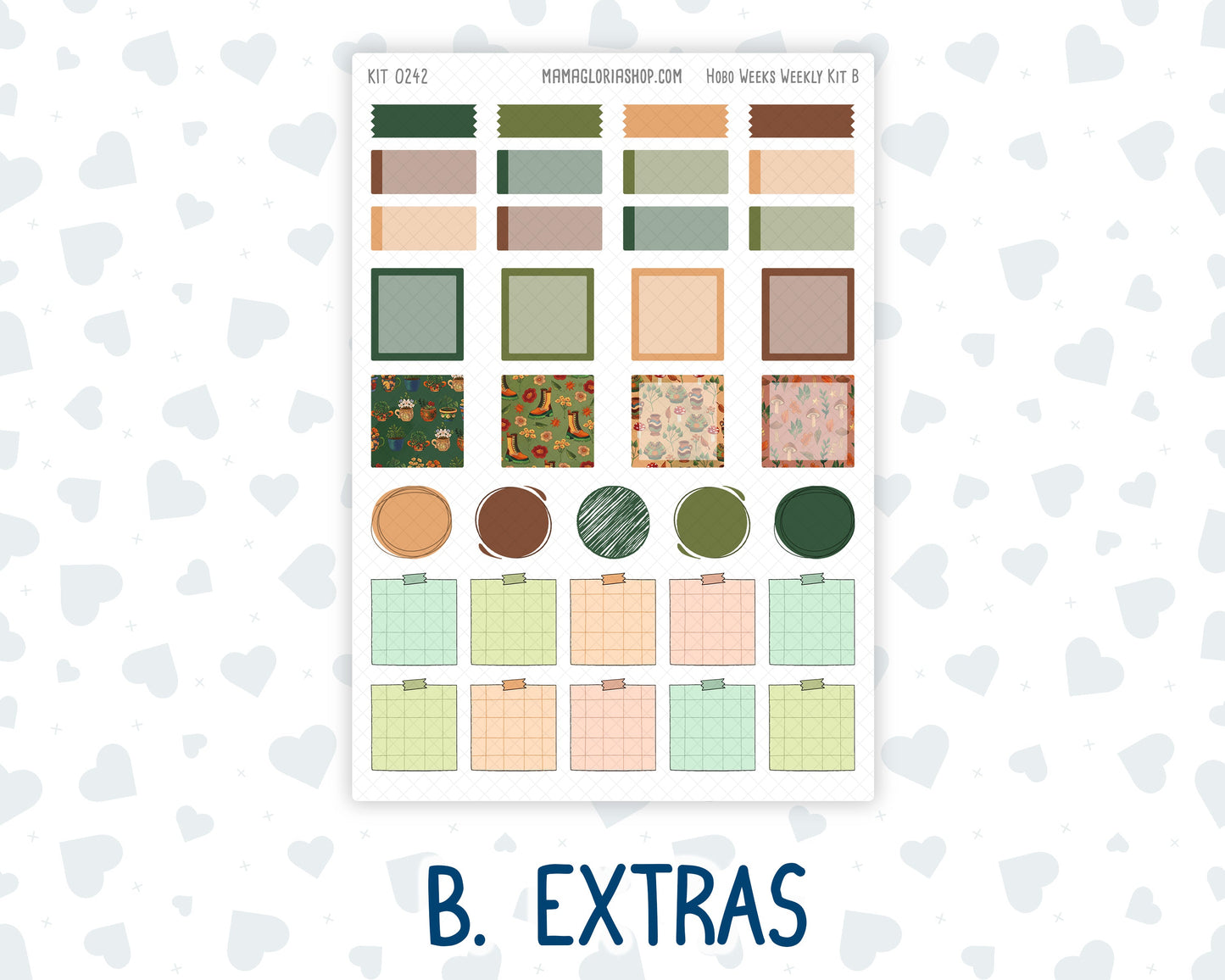 Kit 0242 - Hobonichi Weeks - Weekly Kit - November - Cottage Autumn