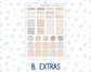 Kit 0261 - Hobonichi Weeks - Weekly Kit - April - Llama Spring