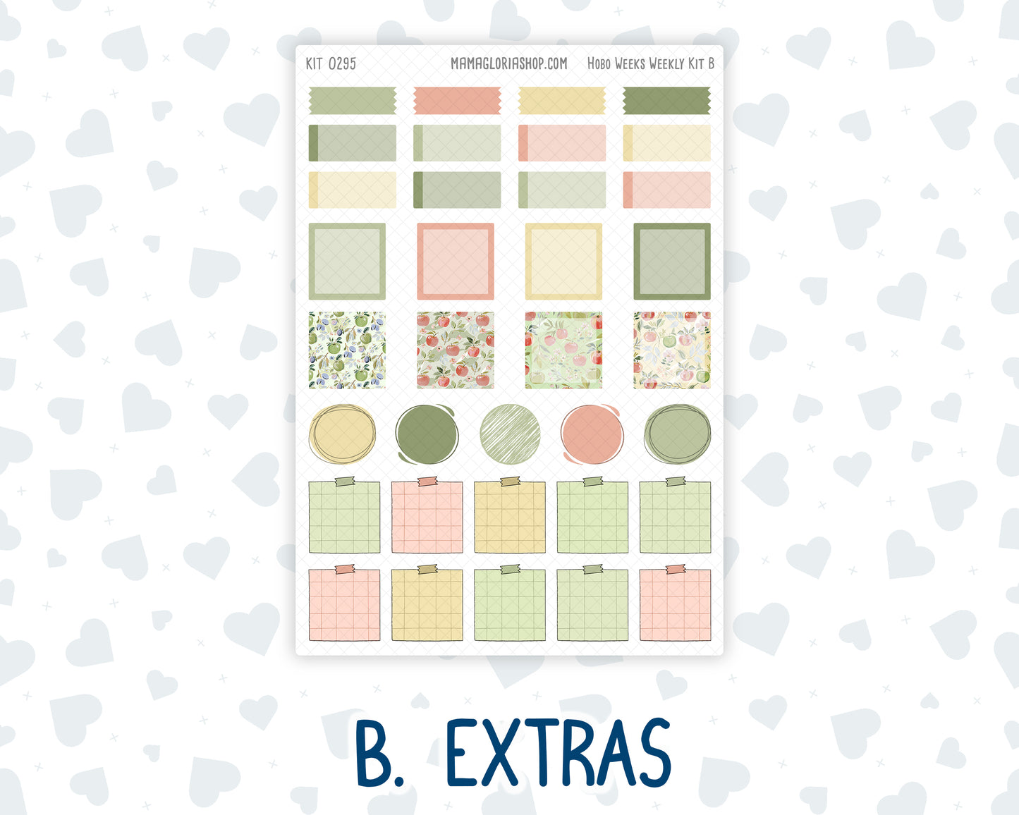 Kit 0295 - Hobonichi Weeks - Weekly Kit - September - Apple Harvest