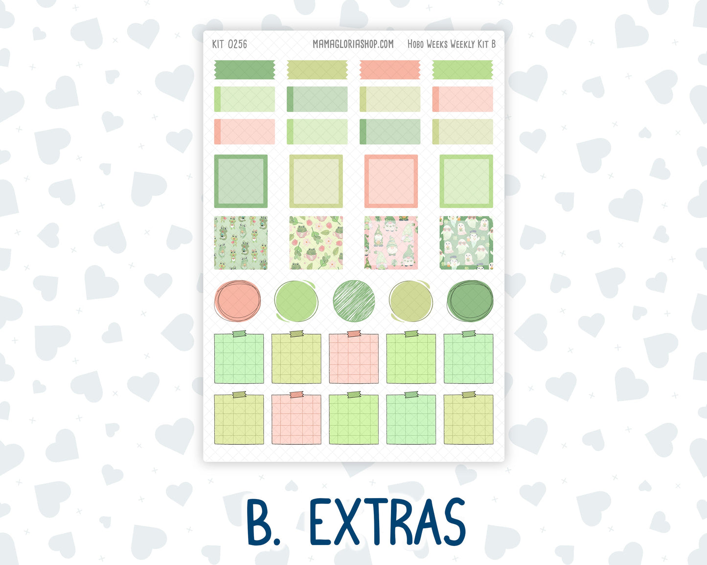 Kit 0256 - Hobonichi Weeks - Weekly Kit - March - Froggy Luck