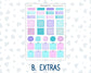 Kit 0230 - Hobonichi Weeks - Weekly Kit - August - School Daze